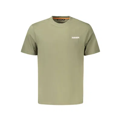 Napapijri Green Cotton Men T-shirt