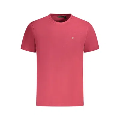 Napapijri Cotton Men Men's T-shirt In Red
