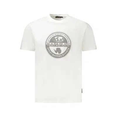 Napapijri Cotton Men Men's T-shirt In White