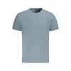Napapijri Green Cotton T-shirt In Blue