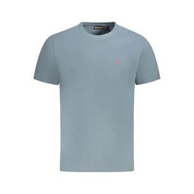 Napapijri Cotton Men Men's Tshirt In Grey