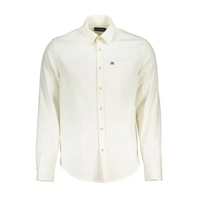 Napapijri Cotton Men's Shirt In White