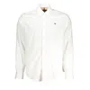 Napapijri Elegant White Cotton Long-sleeved Shirt In White