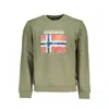 Napapijri Green Cotton Sweater In Green