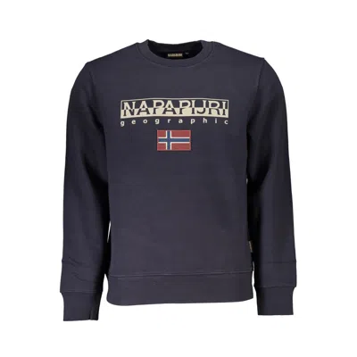 Napapijri Cotton Men's Sweater In Blue