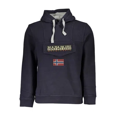 Napapijri Cotton Men's Sweater In Blue
