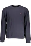 Napapijri Blue Wool Men Sweater In Blue