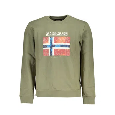 Napapijri Cotton Men's Sweater In Green