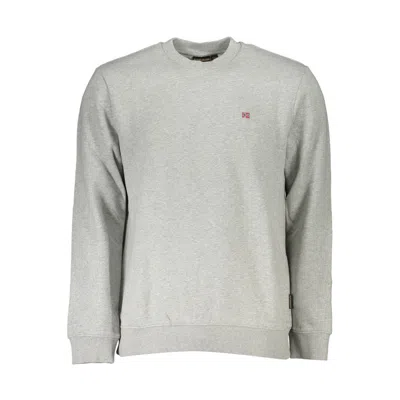 Napapijri Cotton Men's Sweater In Grey