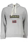 Napapijri Gray Cotton Sweater In Grey