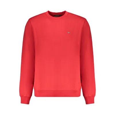 Napapijri Cotton Men's Sweater In Red