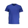 Napapijri Blue Cotton T-shirt In Blue