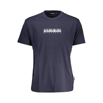 Napapijri Blue Cotton T-shirt