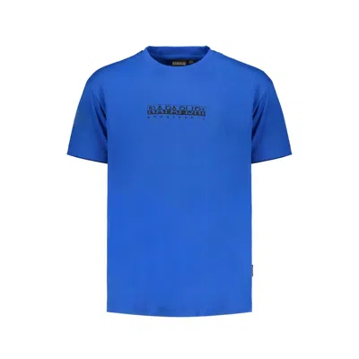 Napapijri Cotton Men's T-shirt In Blue