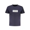 Napapijri Blue Cotton T-shirt In Blue