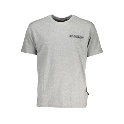 Napapijri Cotton Men's T-shirt In Grey