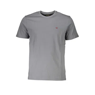 Napapijri Gray Cotton T-shirt