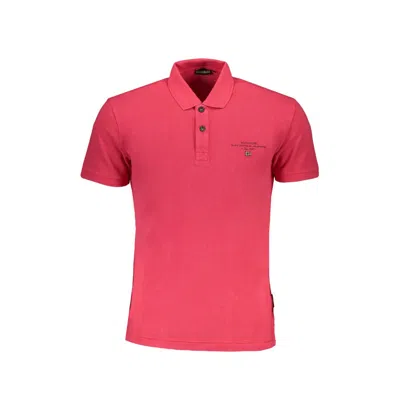 Napapijri Cotton Polo Men's Shirt In Pink