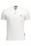 Napapijri Elegant Embroidered White Tee For Men In White