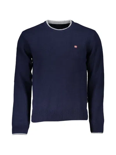 Napapijri Crew Neck Sweater In Blue