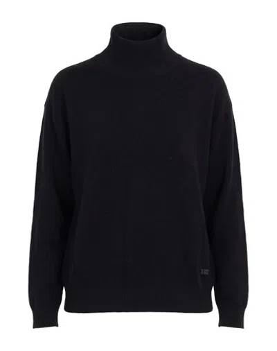 Napapijri D-mis T W Woman Turtleneck Black Size Xl Wool, Polyamide