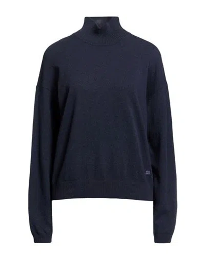 Napapijri D-mis T W Woman Turtleneck Midnight Blue Size Xl Wool, Polyamide