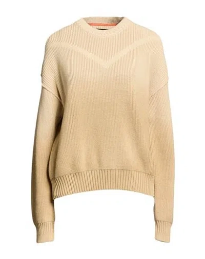 Napapijri D-quartz C W Woman Sweater Beige Size Xxs Cotton In Neutral