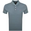 Napapijri Ealis Short Sleeve Polo T Shirt Blue In Blue