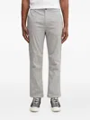 Napapijri Elasticated Straight-leg Trousers In Gray