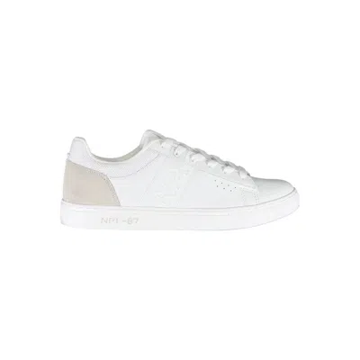 Napapijri Elegant Sneakers With Contrasting Men's Details In White