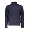Napapijri Blue Fabric Sweater In Blue