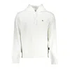 Napapijri Elegant White Hooded Cotton Sweater In White