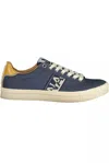 Napapijri Blue Polyester Men Sneaker In Blue
