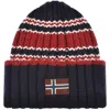 Napapijri F Areuse Beanie Hat Navy In Navy
