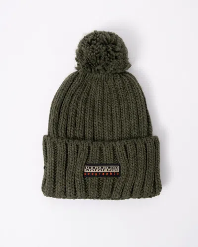 Napapijri Fea 2 Bobble Hat In Green