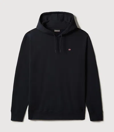 Napapijri Female  Balis Hood - Np0a4fqv 176 Blue Marine Brushed In Black