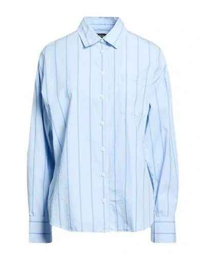 Napapijri G-nice W 1 Woman Shirt Light Blue Size Xl Cotton
