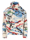 Napapijri Graphic-print Fleece Jacket In Multi