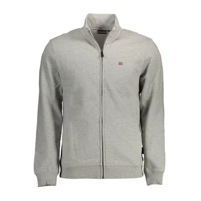 Napapijri Gray Cotton Men Sweater