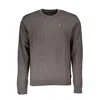 Napapijri Gray Cotton Men Sweater In Gray