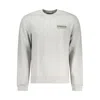 Napapijri Gray Cotton Sweater In Gray