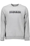 Napapijri Gray Cotton Sweatshirt