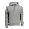 Napapijri Gray Cotton Sweater In Gray