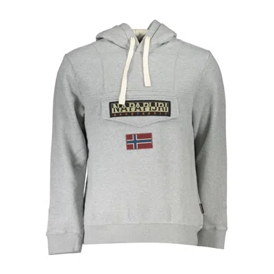 Napapijri Gray Cotton Sweater