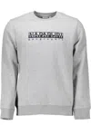 Napapijri Gray Cotton Sweatshirt