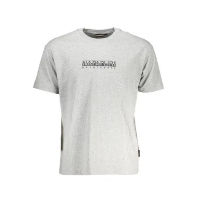 Napapijri Gray Cotton T-shirt