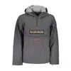 Napapijri Gray Polyamide Jackets & Coat In Gray