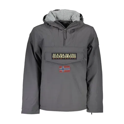 Napapijri Gray Polyamide Jackets & Coat