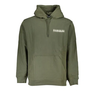 Napapijri Graphic-print Boxy Hoodie In Green