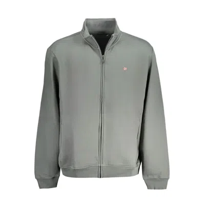 NAPAPIJRI NAPAPIJRI GREEN COTTON MEN'S SWEATER